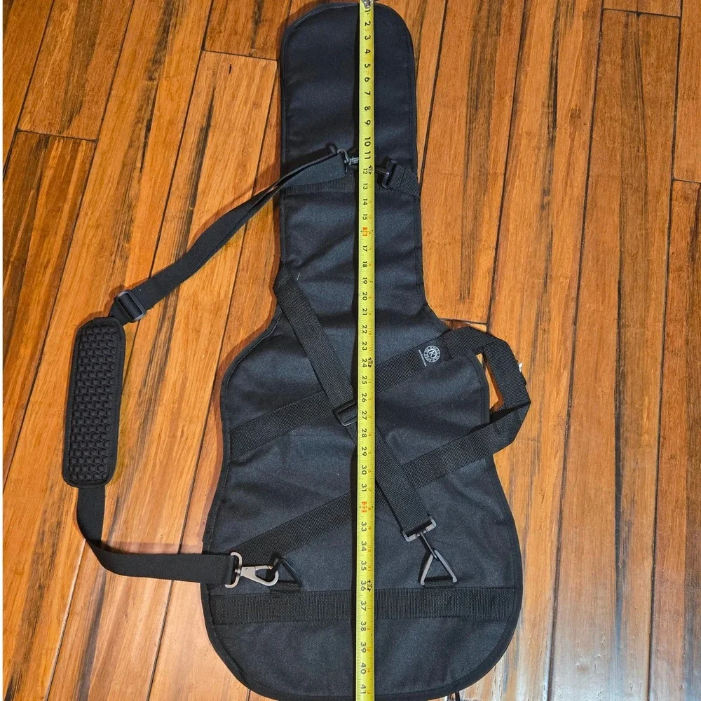 Kaces KCB Products Acoustic Guitar Gig Bag Soft Case Black Padded 41 Length‎